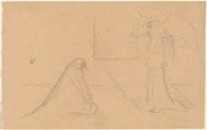 Studie av figurer av Charles Sprague Pearce