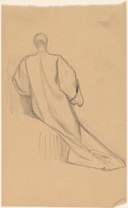 Studie av en figur bakfra av Charles Sprague Pearce