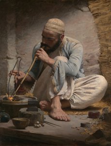 Den arabiske gullsmeden, ca. 1882.