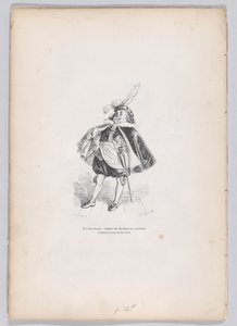 Han har hver av dem, som de sier i tidsskriftene viet kunst fra Scen..., ca. 1837-47.