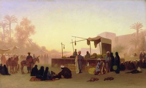 Kairo, Egypt (olje på panel)