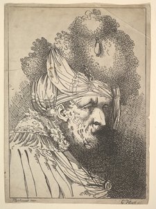 Orientalsk hode, ca. 1803. av Charles Theodosius Heath