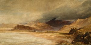 Snowdon fra Pernsarn, 1872.
