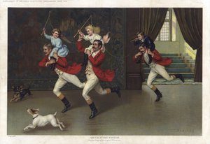 En spennende finish (chromolitho) av Charles Trevor (after) Garland