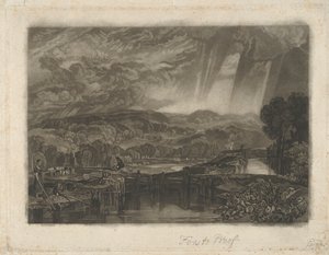 More Park, nær Watford, ved elven Colne av Charles Turner