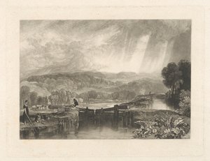 More Park, nær Watford, ved elven Colne av Charles Turner