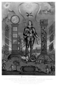 Oliver Cromwell , engelsk soldat og statsmann, 1816. av Charles Turner