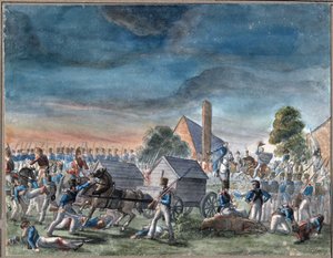 Møtet mellom hertugen av Wellington og prins Bluecher av Charles Turner Warren