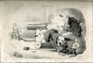 Illustrasjon av Charles Vernier (? -1887) i Le Charivari av Charles Vernier