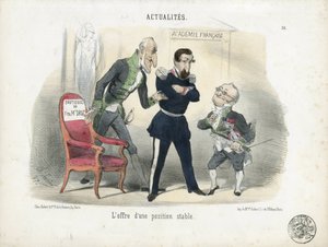 Illustrasjon av Charles Vernier (? -1887) i Le Charivari av Charles Vernier
