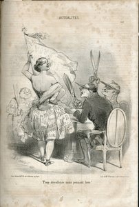 Illustrasjon av Charles Vernier (? -1887) i Le Charivari av Charles Vernier
