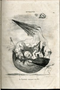 Illustrasjon av Charles Vernier (? -1887) i Le Charivari av Charles Vernier