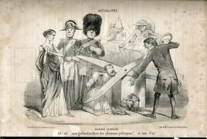 Illustrasjon av Charles Vernier (? -1887) i Le Charivari av Charles Vernier