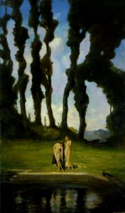 Etter badet, 1910. av Charles Walter Stetson
