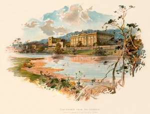 Chatsworth fra Derwent av Charles Wilkinson