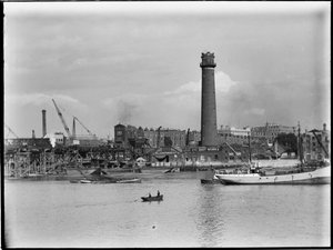Shot Tower and Lead Works, Belvedere Road, Lambeth, Greater London Authority, 1936. av Charles William Prickett