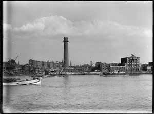 Shot Tower and Lead Works, Belvedere Road, Lambeth, Greater London Authority, 1936. av Charles William Prickett