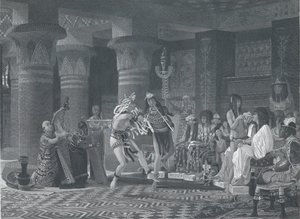 Tidsfordriv i det gamle Egypt, 1876. av Charles William Sharpe