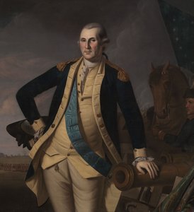 George Washington i slaget ved Princeton, ca. 1779 (olje på lerret) av Charles Willson (and workshop) Peale