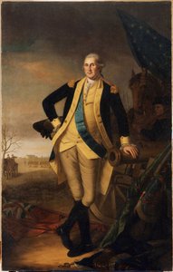 George Washington etter slaget ved Princeton av Charles Willson Peale