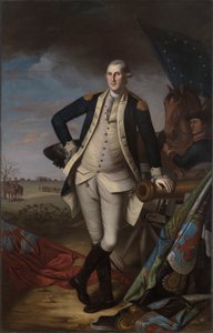 George Washington i slaget ved Princeton av Charles Willson Peale