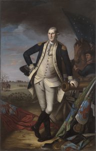 George Washington i slaget ved Princeton, 1781 av Charles Willson Peale