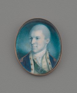 Oberstløytnant Alexander Hamilton, 1777 (wc på elfenben)