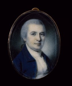 Portrett av general Henry "Light-Horse Harry" Lee (1756-1818), ca. 1785 (akvarell på elfenben) av Charles Willson Peale