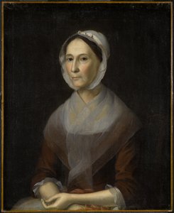 Portrett av fru William Strachan, ca. 1770-1772 av Charles Willson Peale