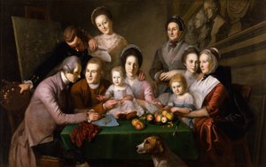 Peale-familien, ca. 1771–73 (olje på lerret)