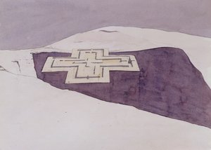 Giorgis III, Lalibela, Etiopia, 1996 (wc på papir)