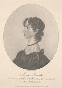 Anne Brontë, gravert av Walker & Boutall, ca. 1836-49 (gravering)