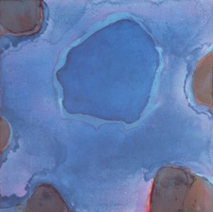 Friesian Blue, 1997 (olje og glasur på gesso-brett)