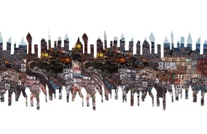 City Phantoms, 2011 (collage) av Charlotte Orr