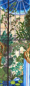 Japanese Garden, 2019 (penselpenner) av Charlotte Orr