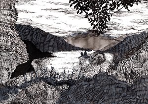 Misty Landscape, 2020 av Charlotte Orr