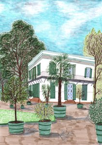 Schloss Charlottenburg, 2017 (penselpenner) av Charlotte Orr