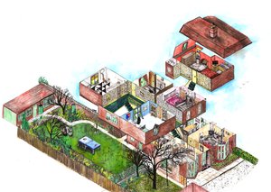 Huset som bygde meg, 2021 av Charlotte Orr