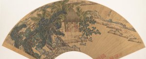 Landskap, midten av 1600-tallet. av Chen Hongshou