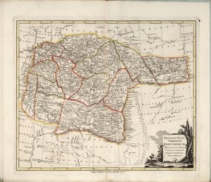 Generelt kart over Ufa Governorate, 1791.