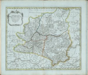 Generelt kart over Vyatka Governorate, 1791.