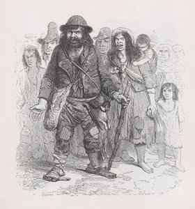 Sigøynerne fra The Complete Works of Béranger, 1836. av Cherrier