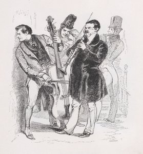 Bryllupsnatten fra The Complete Works of Béranger, 1836. av Cherrier