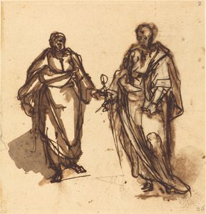 De hellige Peter og Paulus av Cherubino Alberti