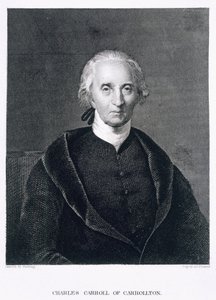 Charles Carroll av Carrollton, gravert av Asher Brown Durand (1796-1886) av Chester Harding