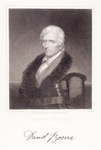 Daniel Boone (1736-1813) gravert av James Barton Longacre (1794-1869) av Chester Harding