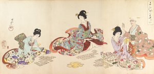 Chiyoda Castle Album of Women, 1895., 1895. av Chikanobu Yoshu