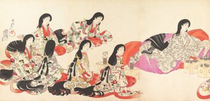 Chiyoda Castle Album of Women, 1895., 1895. av Chikanobu Yoshu