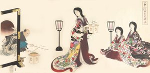 Chiyoda Castle Album of Women, 1895., 1895. av Chikanobu Yoshu
