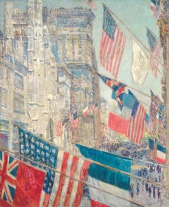 Allies Day, mai 1917 (olje på lerret) av Childe Frederick Hassam